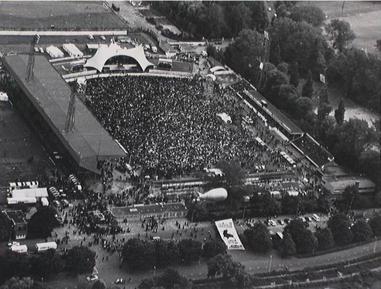 de Rolling Stones in het Zuiderpark Stadion